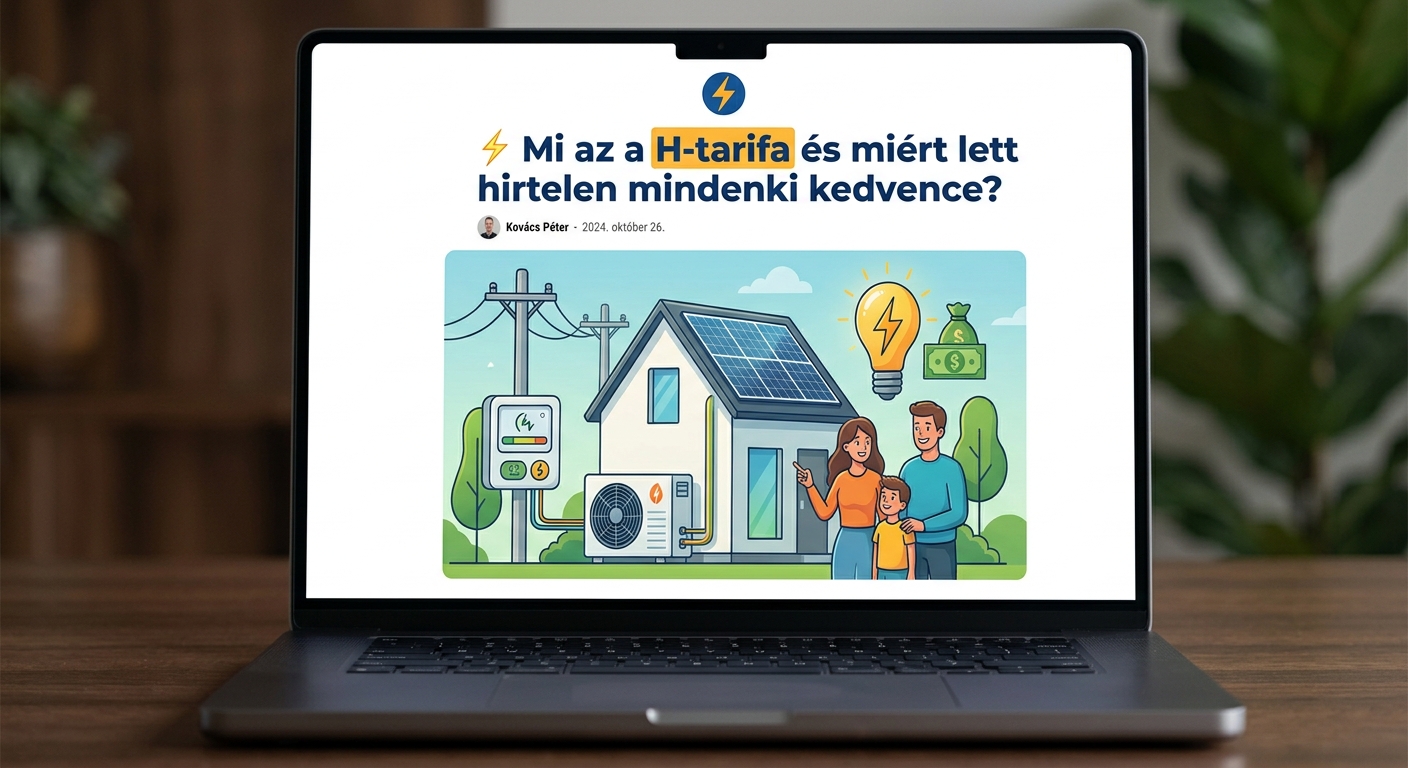 ⚡ Mi az a H‑tarifa és miért lett hirtelen mindenki kedvence?